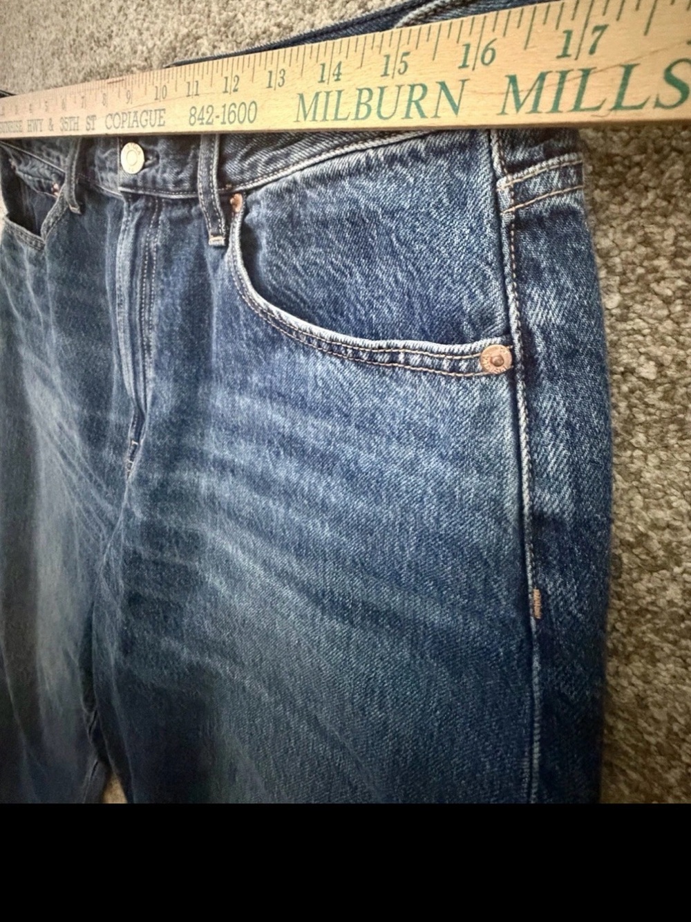 Pistola High Rise Straight Jeans
31 Rigid Denim Vintage Blue
Retail $198 Value - Picture 15 of 16